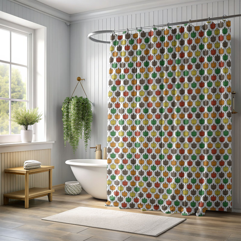 Rideau de douche Ivy Hues - Premium, H 74 po x l 71 po