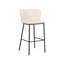 Mina Upholstered Counter Stool with Metal Frame-95982241