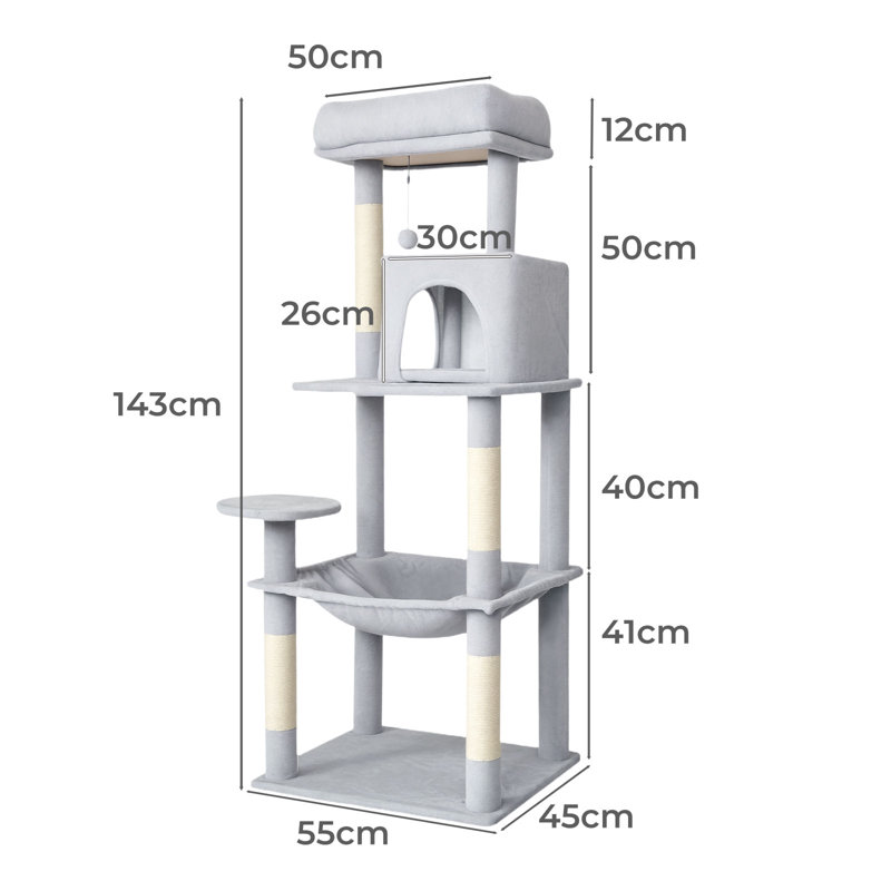 143cm H Cat Tree