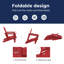 Chaise Adirondack pliante en plastique Wolak-499006575