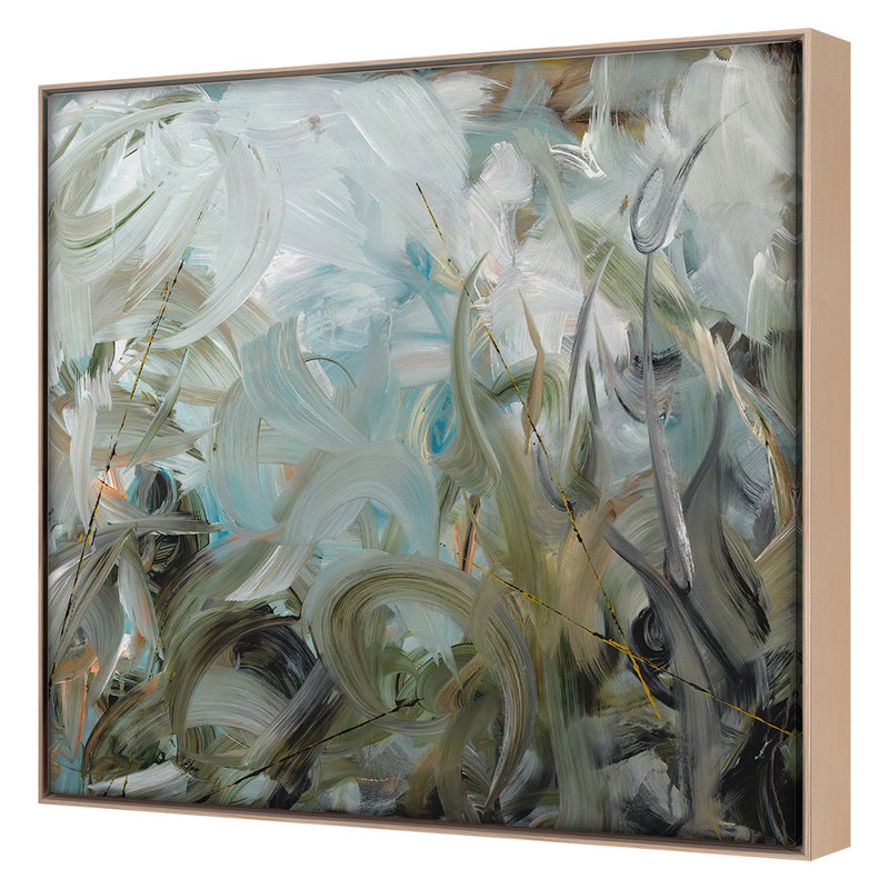 Wild And Unruly Print by Frenz, Lesley, 42" H x 42" W, Maple Framed