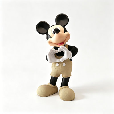 Luxury Casual Toy With Heart-Shaped Mickey Resin Decoration
