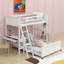 Lit superposé en bois Icaro avec bureau et tiroirs, échelle-912730967-912730966