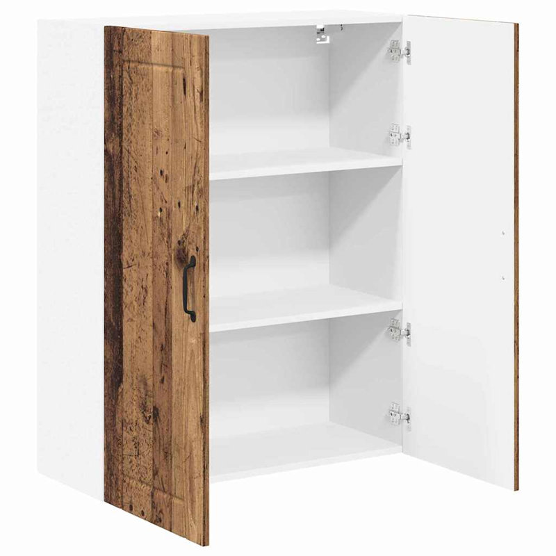 Vidaxl Kitchen Cabinet White 80 X 31 X 100 Cm Engineered Wood, 100cm H x 80cm W x 31cm D, Old Wood