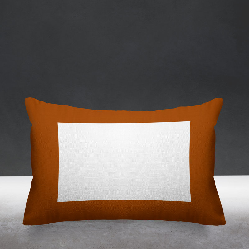 Coussin Luella, Orange brûlé