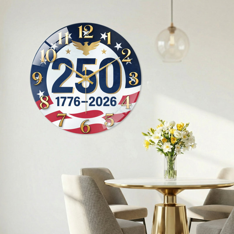 "American Flag USA 250th Anniversary Merchandise", 40 x 40 cm (15,7 x 15,7 pouces)