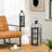 Wood and Metal Tabletop Lantern (Set of 2)-702823661