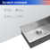 33'' L Undermount Single Bowl Stainless Steel Kitchen Sink