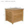 Small Camrose Teak Deck Box