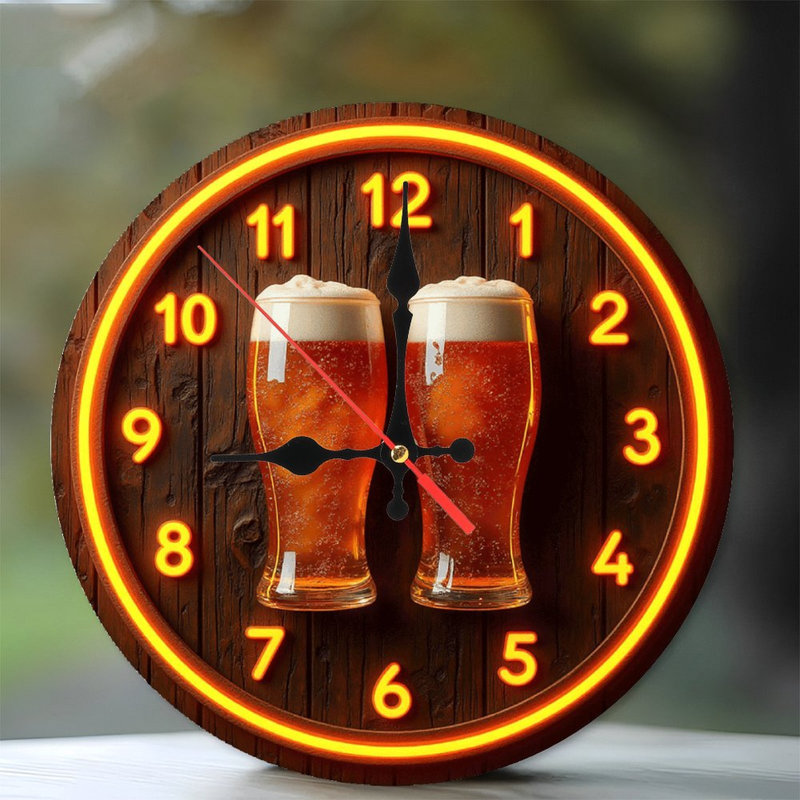 Horloge à bière