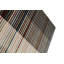 Wool Striped Area Rug in Beige/Black