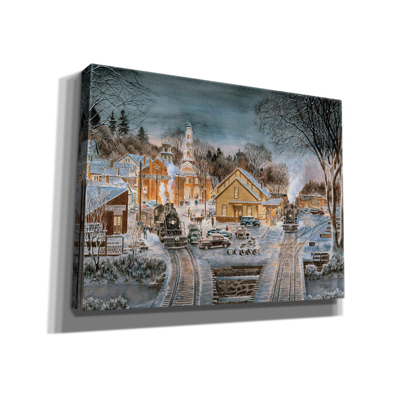 Sur toile, H 12 po x l 16 po x P 0,75 po