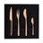 DEGRENNE Paris Guest Copper Stainless Steel Flatware Set - Service for 6