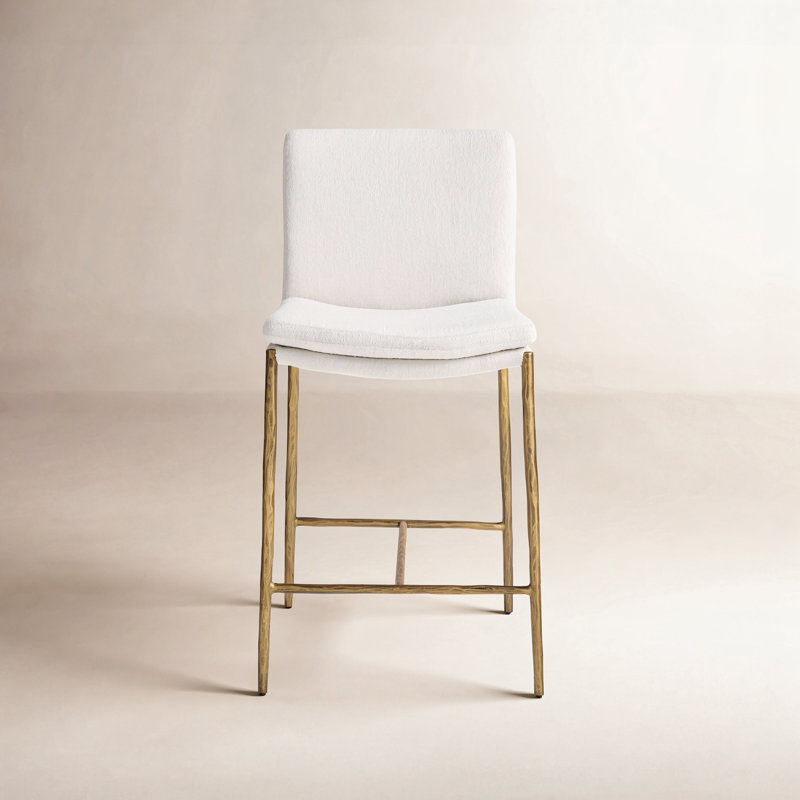 Uttermost Ascend White Counter Stool