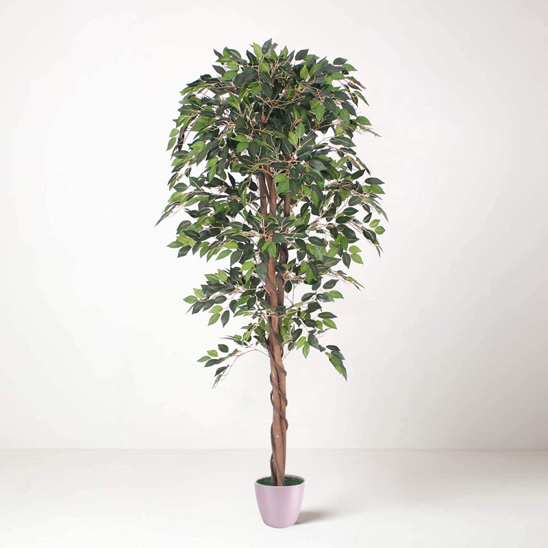 Faux Plant in Pot, 150cm H x 75cm W x 20cm D, Pink