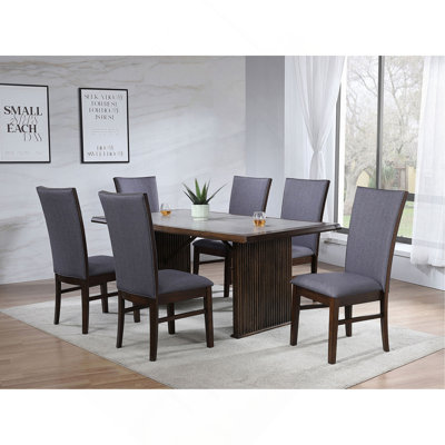 7-piece Rectangular Dining Table Set
