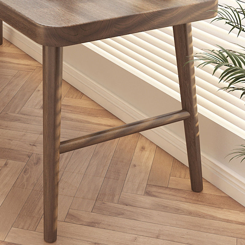 Bureau rectangulaire en bois massif noyer clair, H 29,53 po x l 86,61 po x P 23,62 po