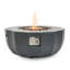 Table de foyer au gaz propane 50000, 36 pouces, oxyde de magnésium gris, pierres volcaniques, table facile à installer de 36 pouces pour le jardin, allumeur à impulsion électronique, flamme en deux étapes