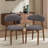 Maylon Upholstered Solid Wood Frame Side Chairs-1792095338