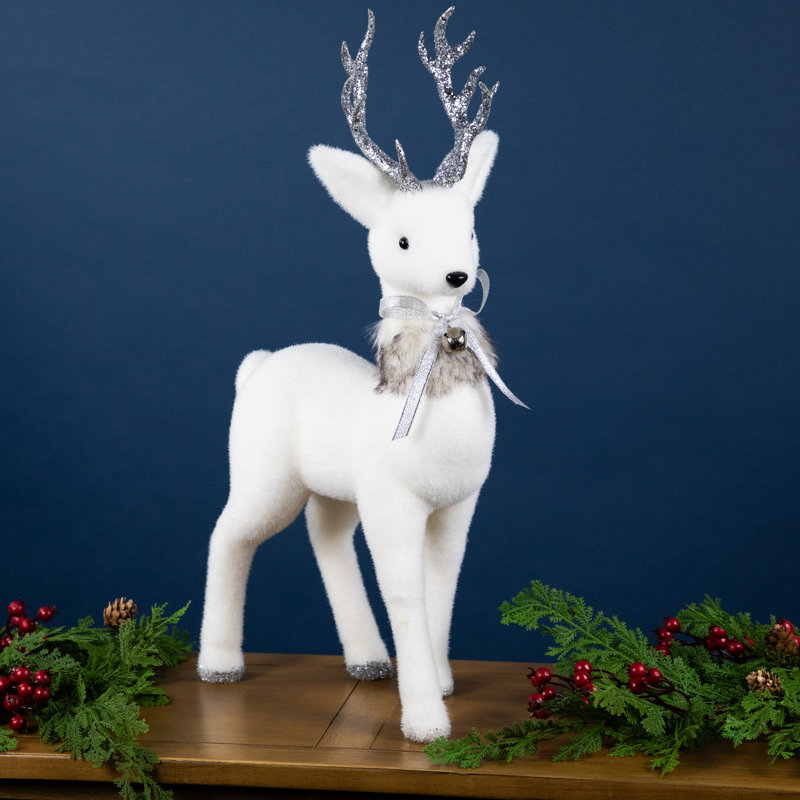 Figurine de Noël renne debout - 20,5 po