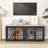 Heavy Duty Dog Crate Furniture, Decorative Pet House End Table, Wooden Cage Kennel Furniture Indoor-1436565180-1456974193