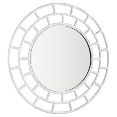 Comoros Wicker / Rattan Round Mirror