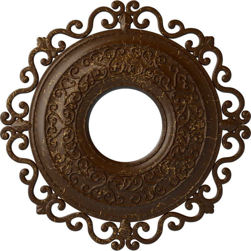 22 po de diamètre extérieur x 6 1/4 po de diamètre intérieur x 1 3/4 po de médaillon de plafond Orrington (convient aux auvents jusqu'à 6 1/4 po)