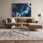 Art mural sur toile gris