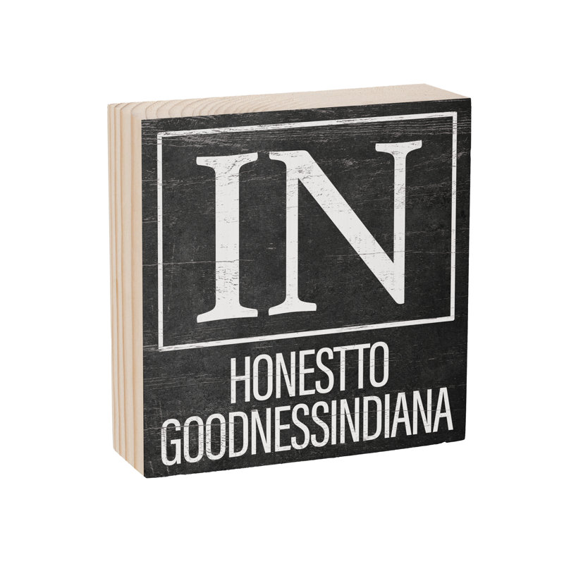 State State Plock Indiana 6 x 6 po