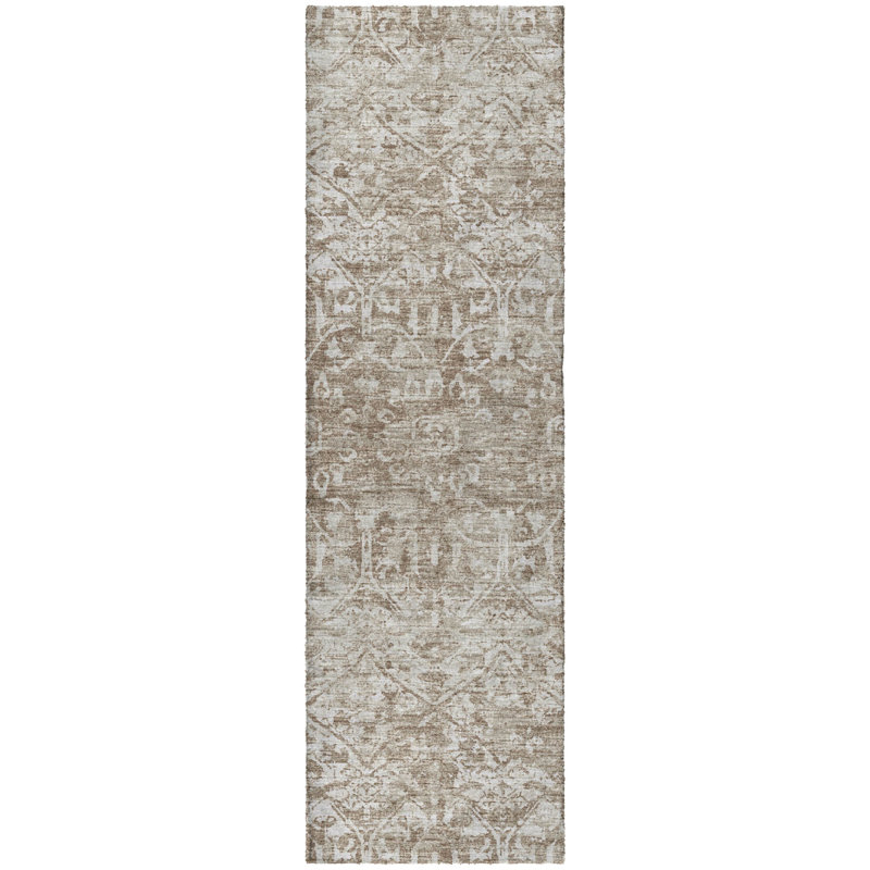 Tapis serpentin haut de gamme Premium ADS40, Taupe, Tapis de couloir 2 pi 3 po x 7 pi 6 po