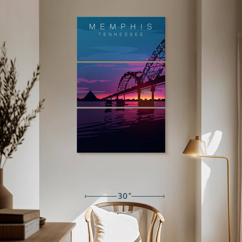 Masam Memphis Tennessee Poster, 65" H x 42" W