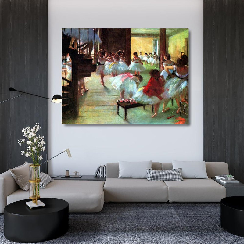 Répétition de ballet, H 36 po x l 48 po