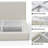 AirFrame Bed Frame with Headboard, Cloud Upholstered Platform Bed Frame, 5 Inch Foam Cushioned, No Box Spring, Easy Assembly(Cream Boucle)-572207033-572207035