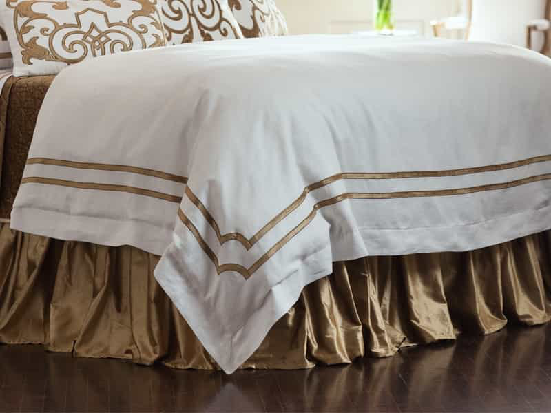 Soho Velvet Duvet Cover, King Duvet Cover, Straw