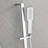 Wall Mounted Waterfall Shower System with Bodysprays-110680178