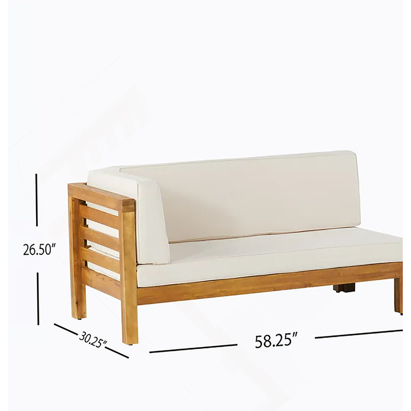 CORNER BENCH-R, BEIGE