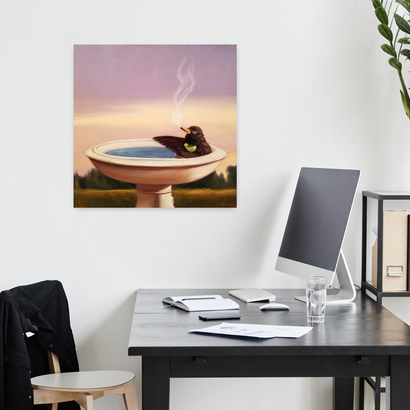 Art contemporain contemporain Executive Soak, H 18 po x l 18 po