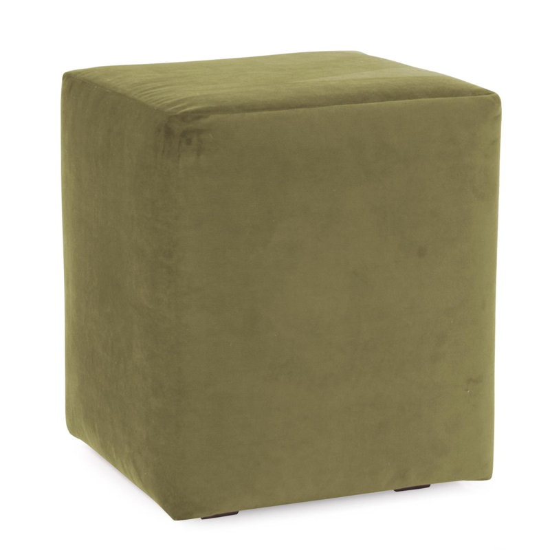 Azemar Box Cushion Ottoman Slipcover, Coffee