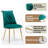 Magallanes 2-Piece Tufted Velvet Dining Chairs-643501239