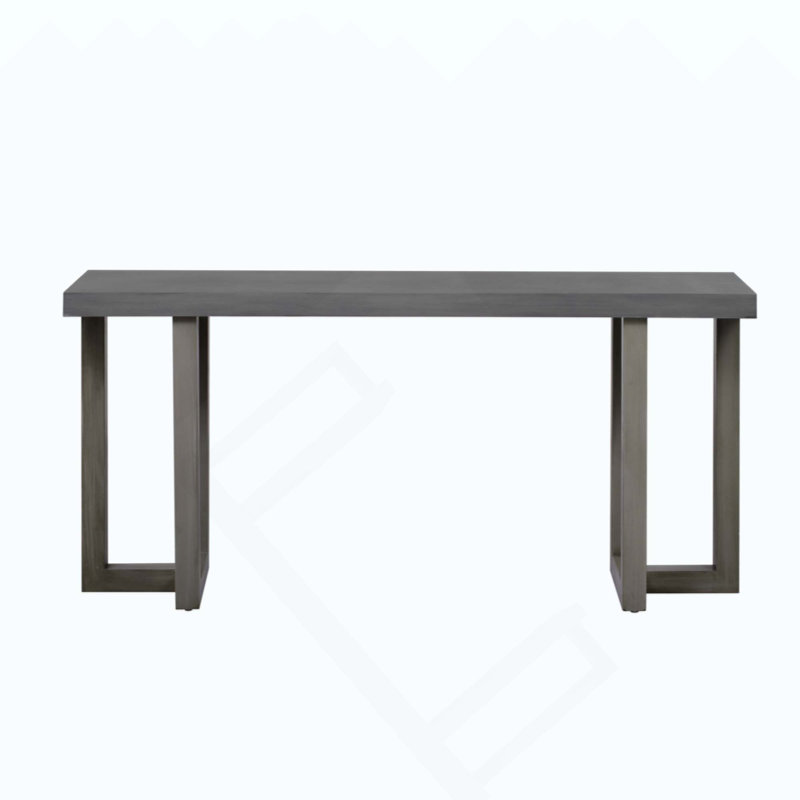 Geometric Design Console Table With Solid Pine Legs,Suitable For Entryway, Hallway, Living Room, Bedroom
