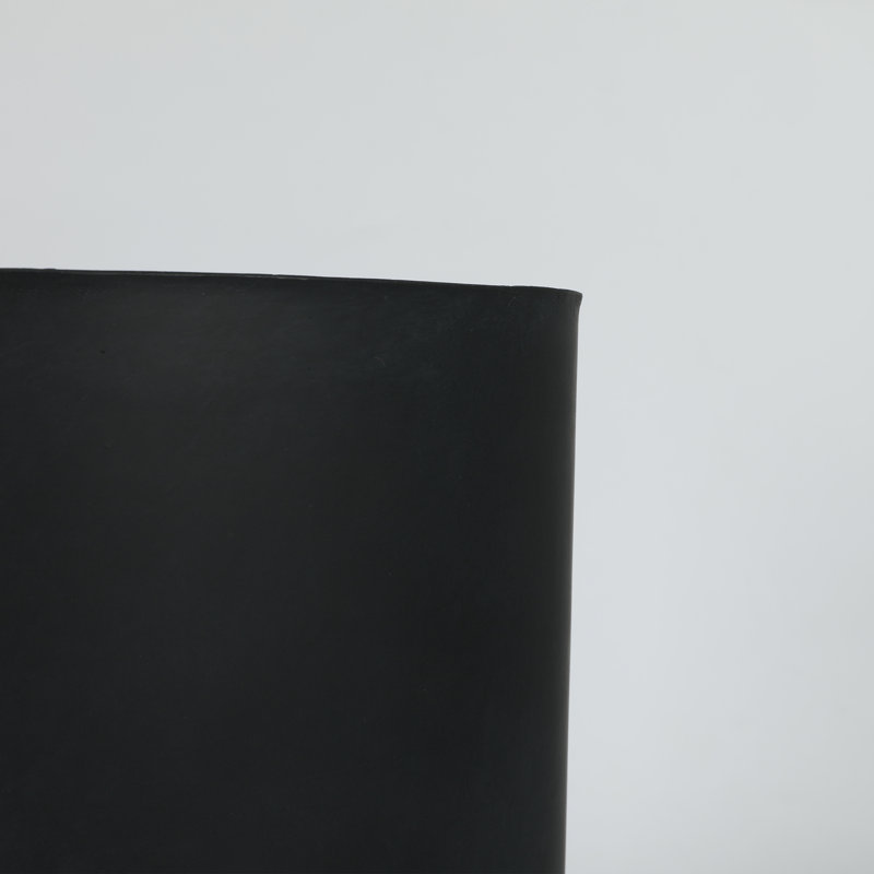 Large Black Planters Set Of 2, Magnesium Oxide Modern Rustic Home Patio