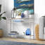 Alexis 135.3cm Glass Top Console Table-219221804-219343041