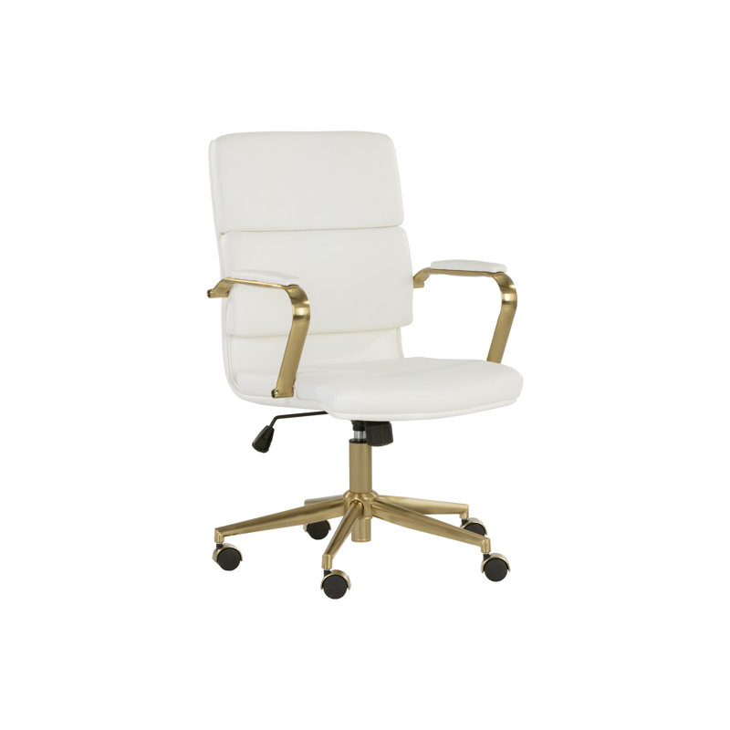 Polyester Blend Task Chair - White