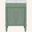 Meuble-lavabo 24 po avec lavabo supérieur, meuble de rangement moderne à 2 niveaux, meuble-lavabo simple, grandes tablettes de rangement-910363733-910363732
