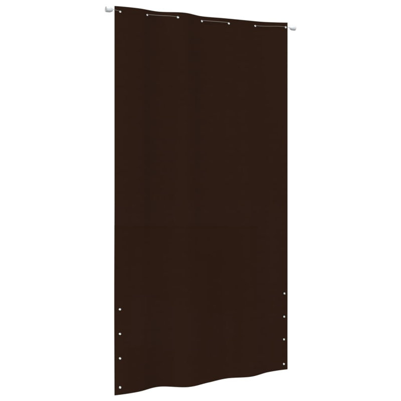 Aleksejus Single Curtain Panel, 240cm H x 140cm W, Brown