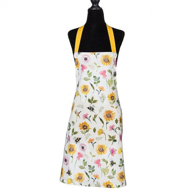 Floral Cotton Apron