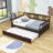Daybed Wood Bed with Trundle-626838710-626838709
