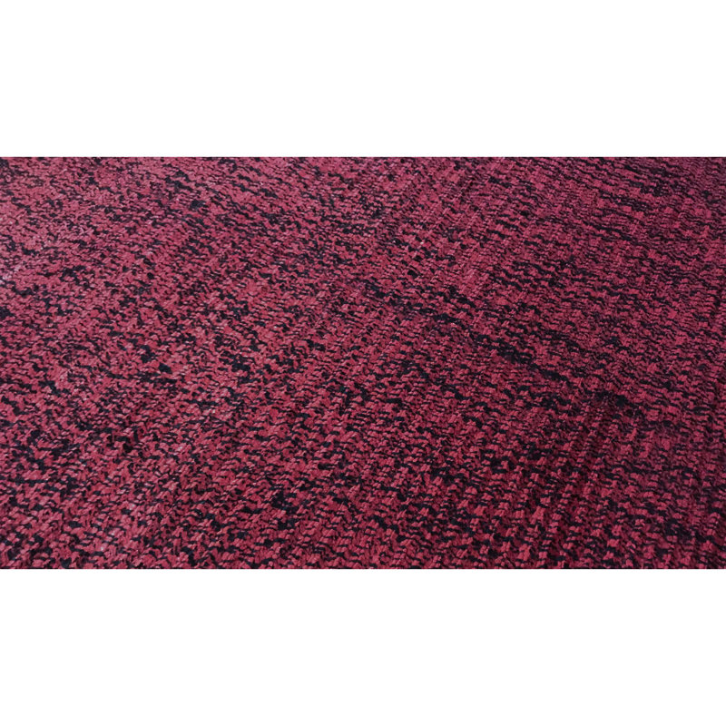 Area Rug in Purple/Black