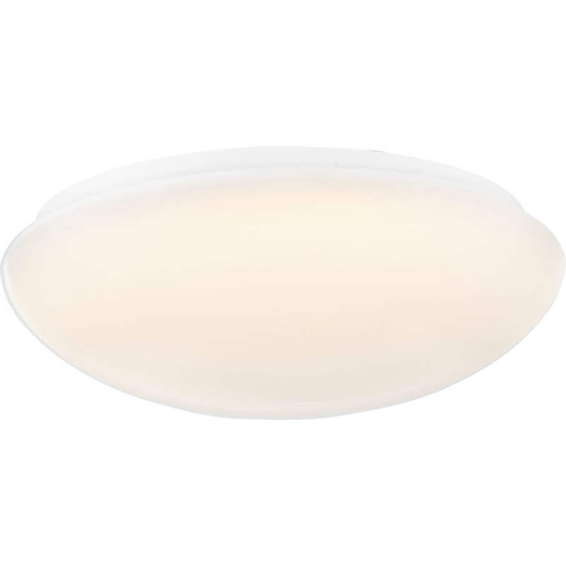 Plafonnier encastré blanc moyen 5 lumières CCT, H 3,57 po x l 11,12 po x P 11,12 po