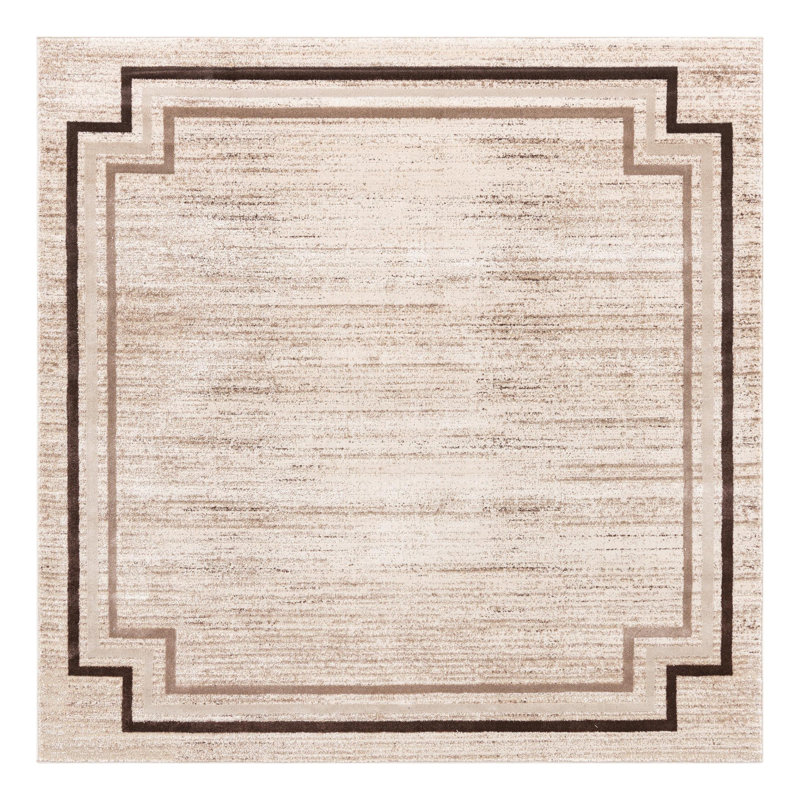 Alfano Geometric Indoor Rug, Square 7'